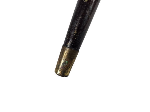 Cesare Lacca – Italienisches Design – Zeitschriftenhalter – lackiertes Holz – Messing – 50er Jahre