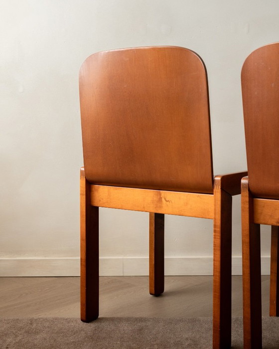 Sillas de comedor italianas de contrachapado, atribuidas a Molteni, años 70, juego de 4 – Molteni&C, Wood (photo 6 of 24)