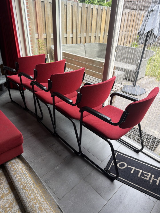 Image 1 of 5 chaises Gispen