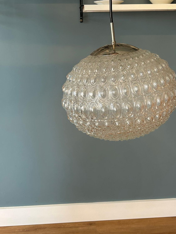 Image 1 of Lampada da soffitto vintage a nido d&#39;ape, anni &#39;60