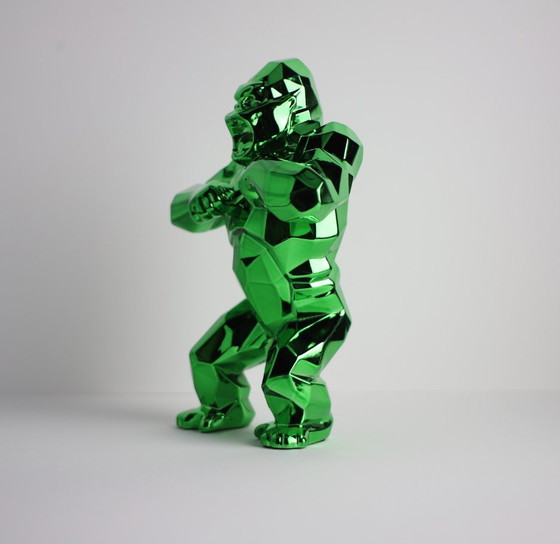 Image 1 of Statue d'art de Richard Orlinski : Kong Spirit Vert