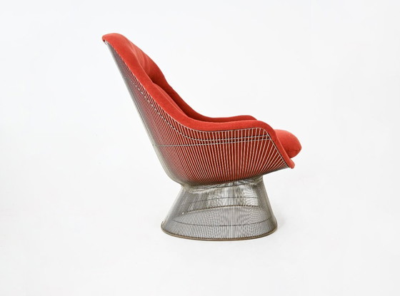 Image 1 of Fauteuil et repose-pieds conçus par Warren Platner pour Knoll International, années 1960