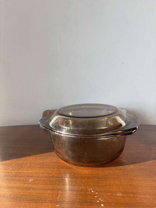 Teglia da forno vintage Arcopal con coperchio