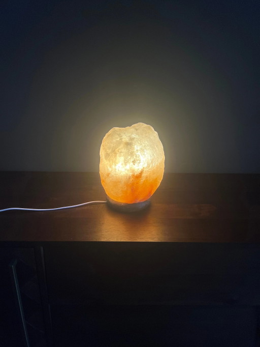 Very Large Himalayan Salt Lamp from the 70s. Creates a cozy light and a great atmosphere!