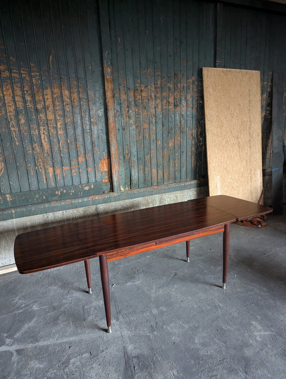 Image 1 of Tavolo da pranzo allungabile vintage - palissandro - L148/244cm