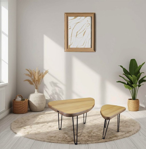 MESA CLUB DOBLE forma 2 piezas