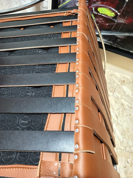 Image 1 of Sillones KNOLL Studio Barcelona (NUEVA Serie 2026) en piel natural (color coñac)