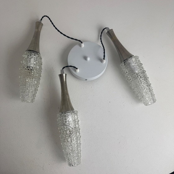 Image 1 of LAMPADARIO VINTAGE A CASCATA A 3 LUCI