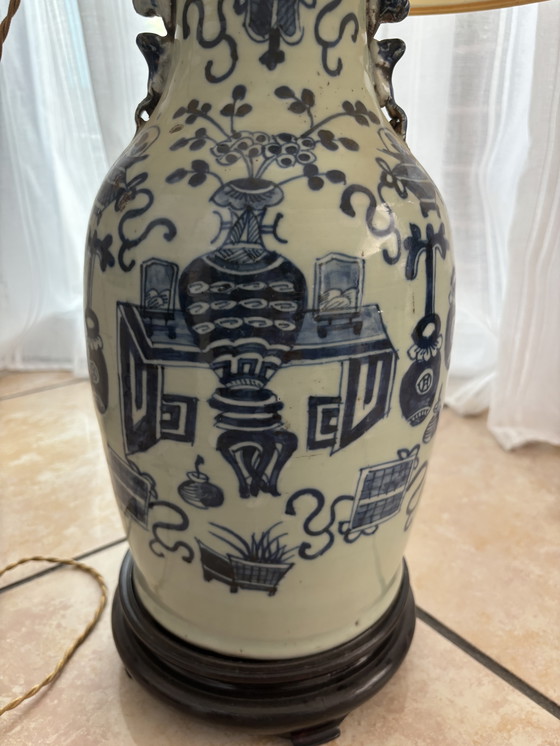 Image 1 of Grote Chinese vaas/ lamp