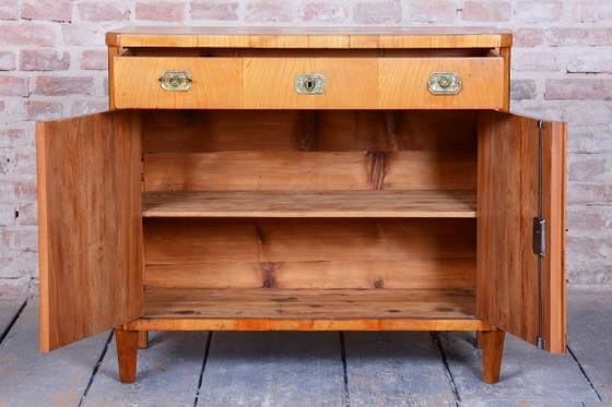 Cabinet Biedermeier restauré, merisier, épicéa, ébène, polonais, tchèque, années 1820 – Meubles de rangement (photo 16 of 16)