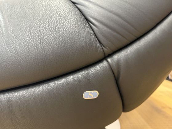 De Sede 166 Armchair with Ottoman Black Leather (photo 8 of 15)