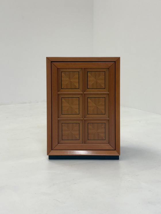 Image 1 of Brutalist Italian Set Cabinets Caccia Alla Volpe For Linea Arredo