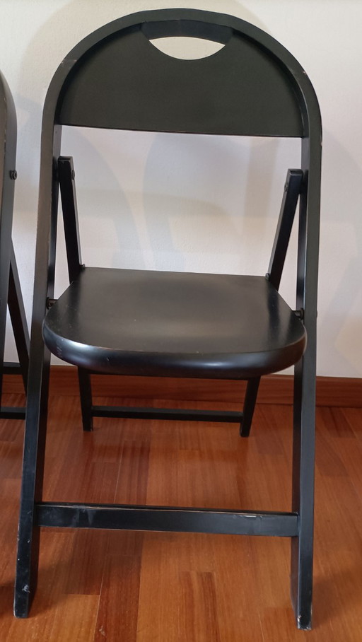 4 Sedie pieghevoli simili al modello Tric dei fratelli Castiglioni