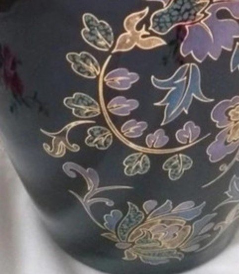 Image 1 of Bloemenvaas, vaas met bloemendecoratie, vintage