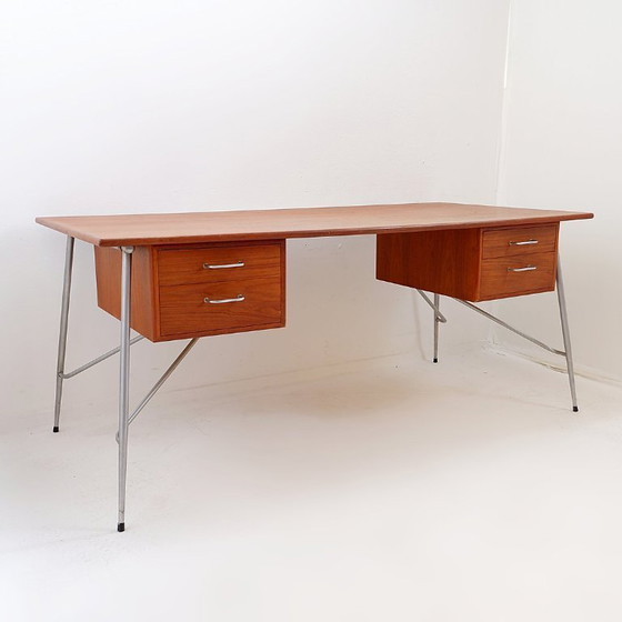 Image 1 of Bureau Modèle 202 en Teck par Børge Mogensen, 1950s