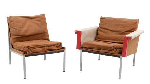 Set di 2 sedie Gispen 1455 di Coen de Vries anni '60