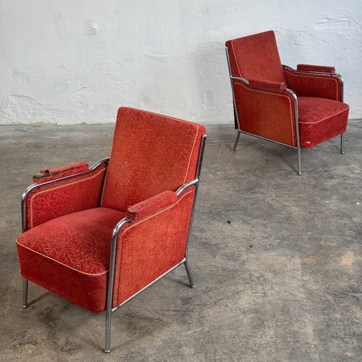 Paire de fauteuils de József Peresztegi, années 1960 – Design moderniste hongrois