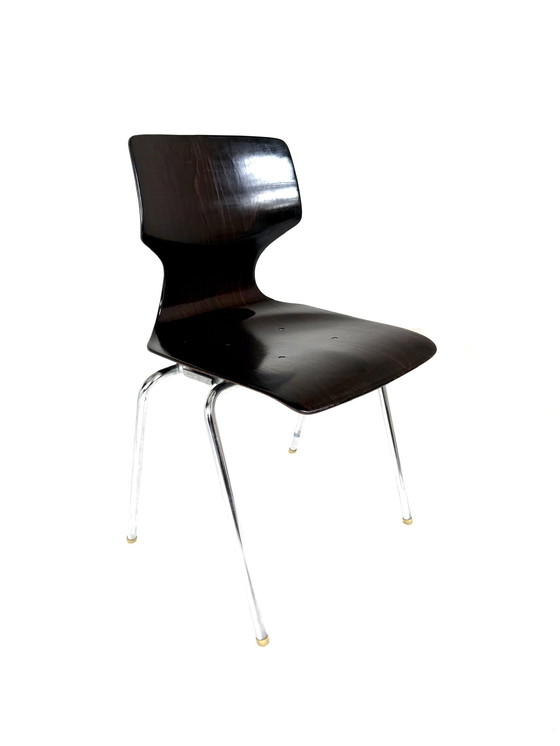 Image 1 of Set di 13 sedie impilabili Pagwood, modello Flötotto ‘70