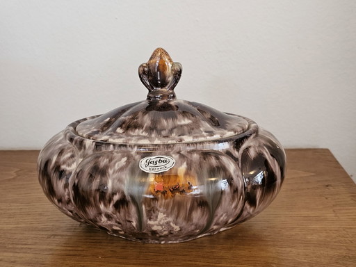 Caja de galletas vintage Jasba de Alemania Occidental