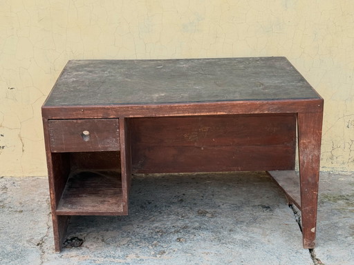 Pierre Jeanneret [Escritorio Pigeon Hole] Sin restaurar
