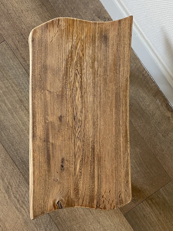 Image 1 of Brutalist side table tree trunk