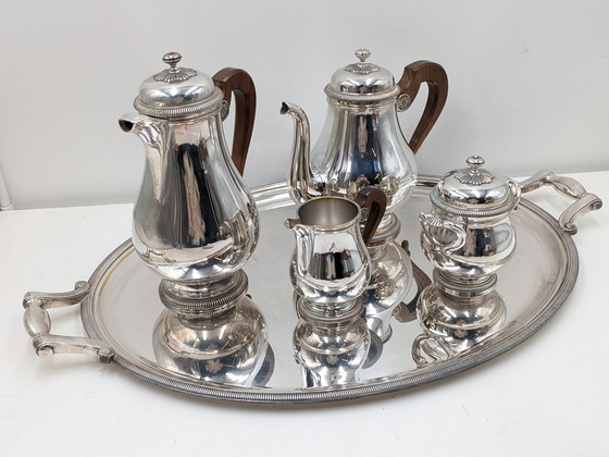 Image 1 of Christofle, Gallia - Teacup service - "Malmaison" - Silver plated
