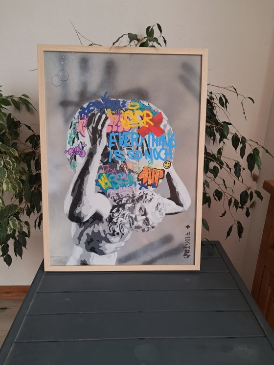 Image 1 of Quiona RIBES+ - Atlas Farnesio - Peinture d'artiste sous cadre