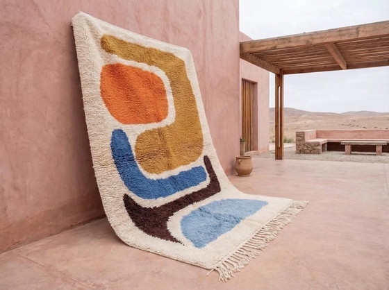 Image 1 of Traditioneller handgeknüpfter Wollteppich 1,5/2,5 m