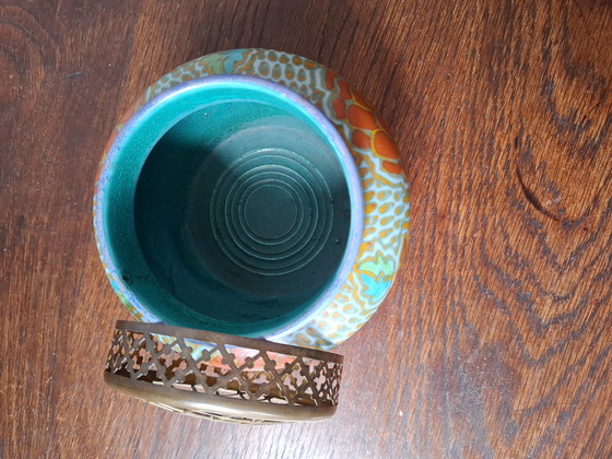 Image 1 of Plateelfabriek Zuid-Holland, decoro fresa a rosa Rio, perfette condizioni!