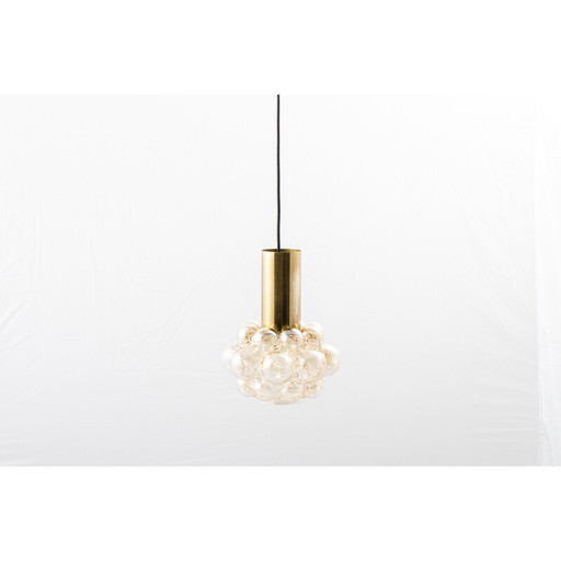 Limburgse Duitse bubbelglas plafondlamp, Helena TYNELLE en Heinrich GANTENBRINK - 1960