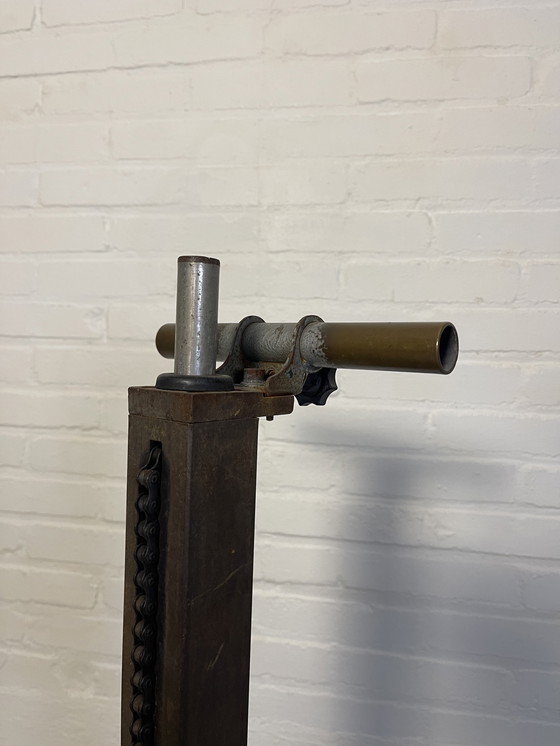 Image 1 of Lampada da terra retrò industriale vintage con faro Hella