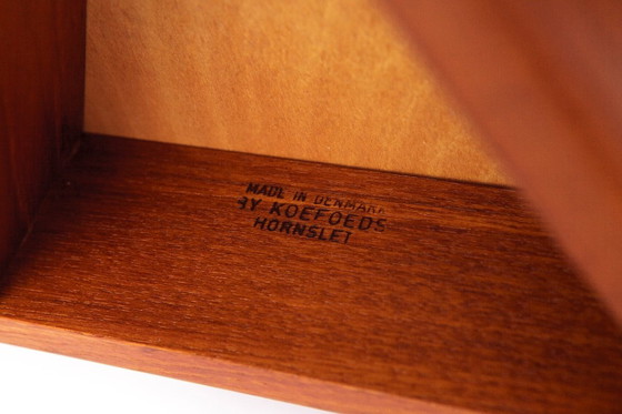 Image 1 of Niels Koefoed “Ole” Chair – 1970s Danish Design, Vintage Teak Dining Chair, Mid-Century Modern, Restored, Original Upholstery