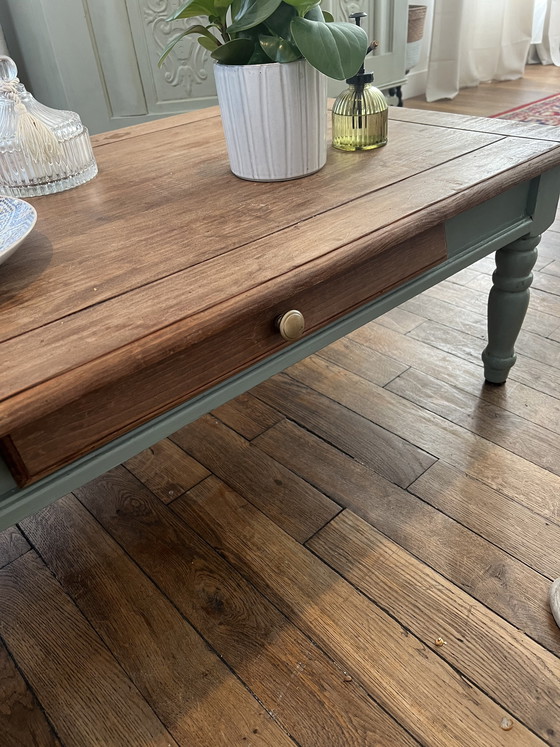 Image 1 of Table basse style campagne 