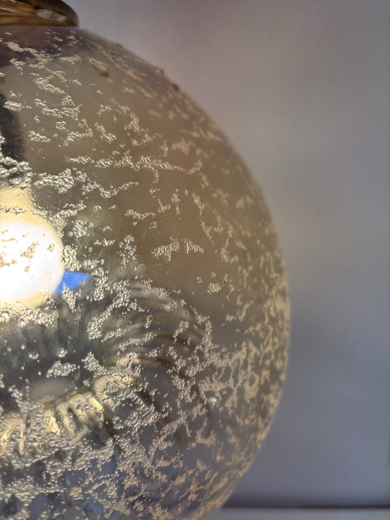 Image 1 of Rare suspension vintage – Glashütte, Limbourg, avec un magnifique effet bulles/glace