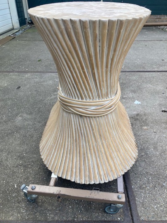 Image 1 of Tavolo da pranzo ovale in bambù McGuire, 1970