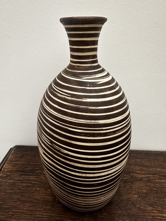 Image 1 of Vase Vintage Ethnique H 31 Cm