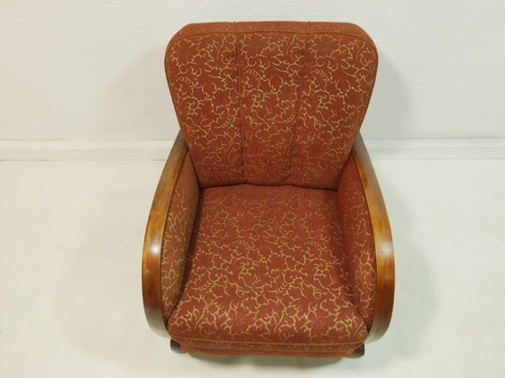 Image 1 of Fauteuil cocktail vintage, années 1950, fauteuil club, style Art déco, fauteuil lounge, Allemagne