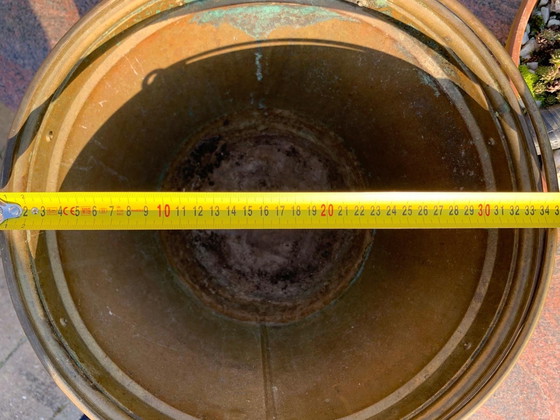 Image 1 of Koperen planten pot voor binnen of buiten 