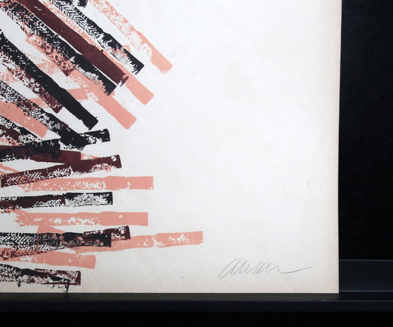 Image 1 of Arman, Fernandez - Drill's Fall, 1977 - Lithographie en couleur sur Arches - signée à la main