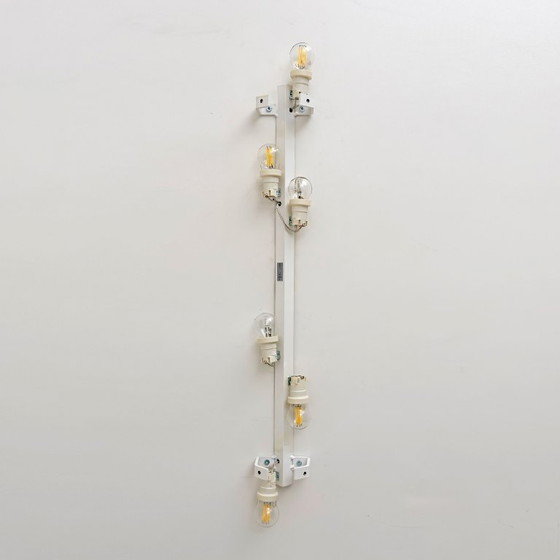 Image 1 of Pair of Murano Scavo Glass Wall Lamps with Brass Details