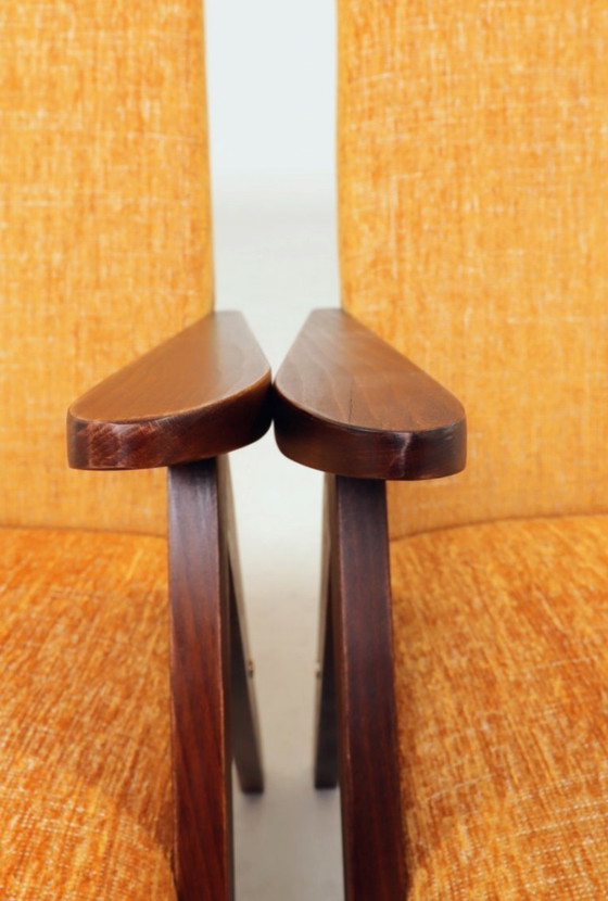 Image 1 of Pair of vintage longue chairs modern design 1980