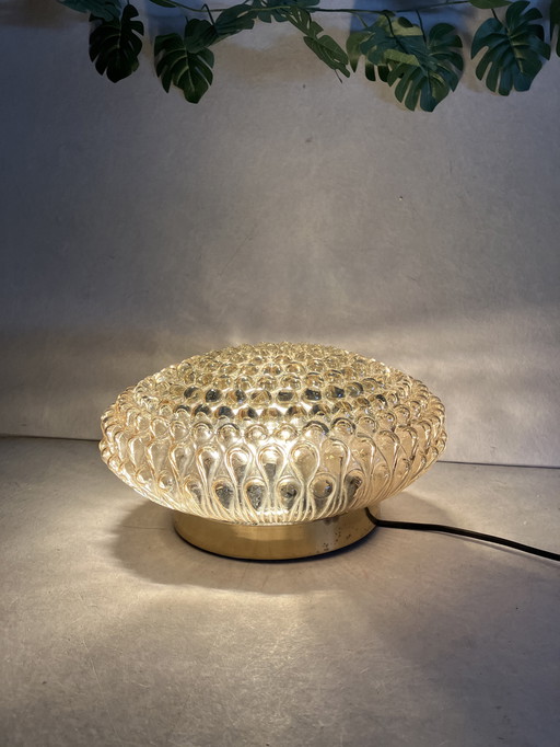 Vintage glass bubble ceiling lamp or ceiling light 1960s
