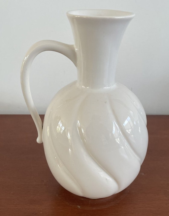 Image 1 of Zenith Gouda - brocca in terracotta bianco crema modello 746