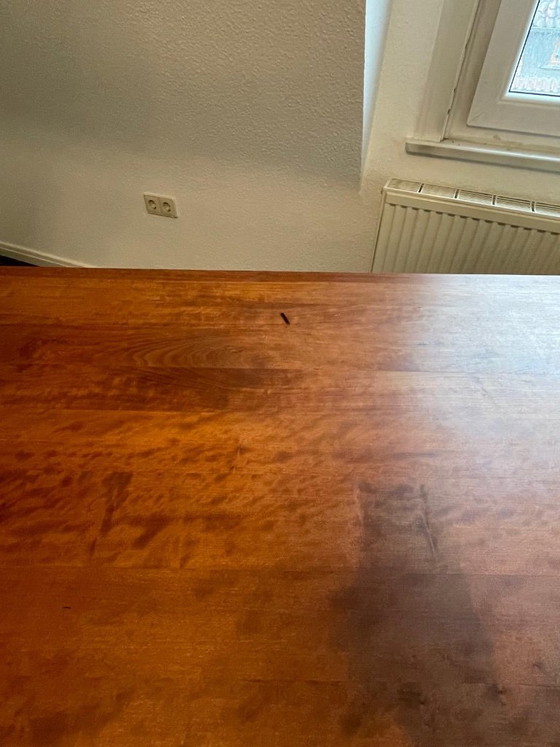 Solid wood dining table, cherry wood (photo 6 of 7)