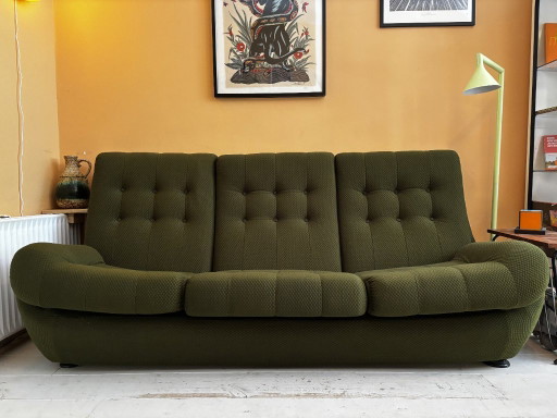 Divano a 3 posti Jitona Atlantis anni '60, stile Mid-Century