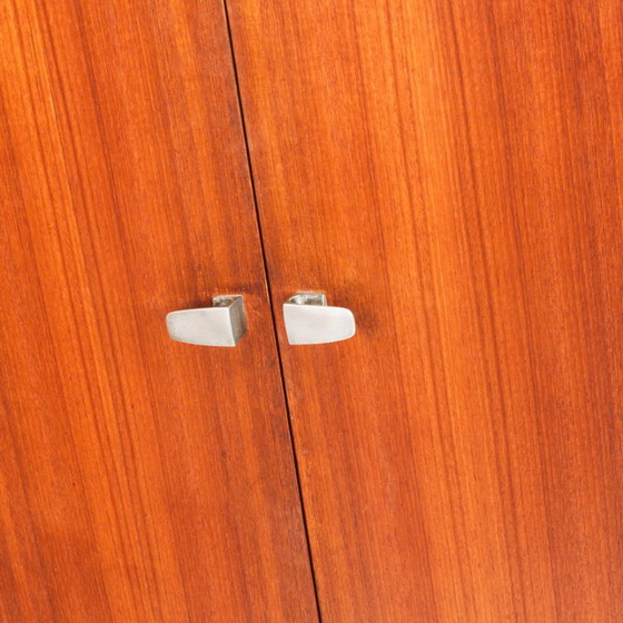 Modernist Wardrobe by Gérard Guermonprez for Magnani. France, 1950s. – Wood (photo 9 of 13)