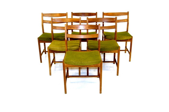 Sillas Ulvö de Roble de Eric Wørtz para Ikea, Suecia, años 60, Juego de 6, Sillas de comedor (foto 8 de 8)