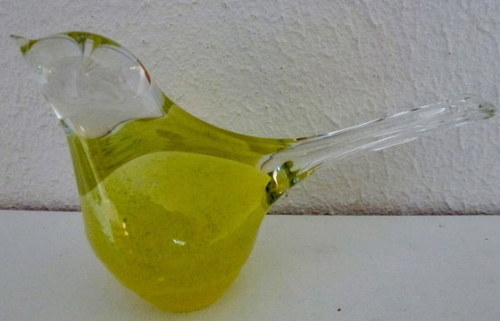 Image 1 of 3x Glass Decorative Birds, from Murano (-style), in beautiful bright colours.