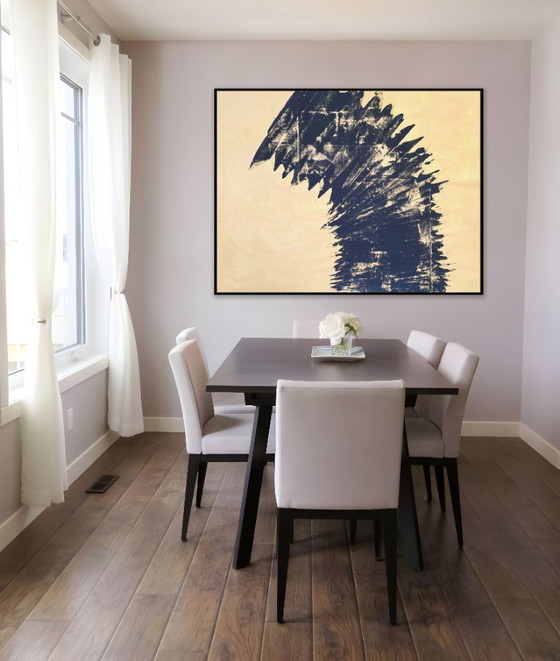 Jürgen Angeler - Lebhaftes Schwarzgold – Gemälde & Zeichnungen, Canvas (photo 12 of 13)