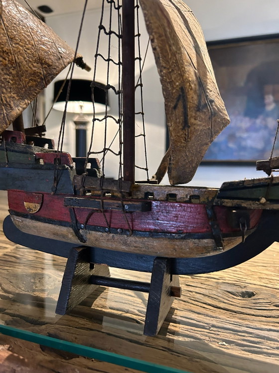 Velero antiguo finales de 1800 – Objetos decorativos, Madera (photo 6 of 15)